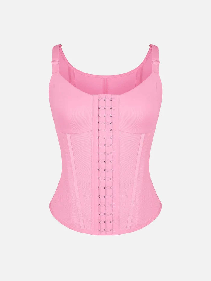 Serantexa® – Gilet Serrante 7 Stecche Acciaio con Supporto Petto e Chiusura Tripla