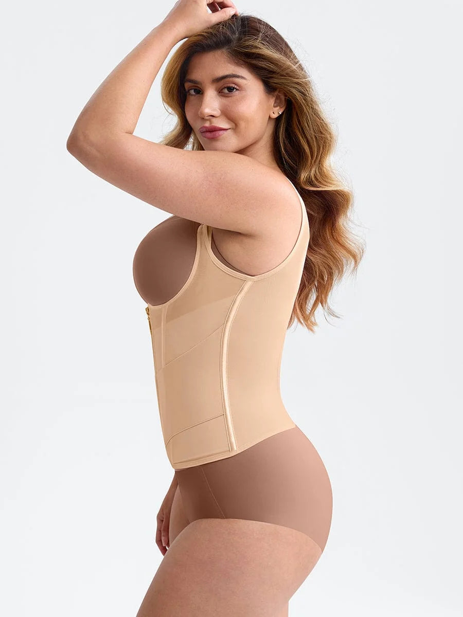 Ressina® – Corset Ventre Plat Gainant avec Maintien de la Poitrine