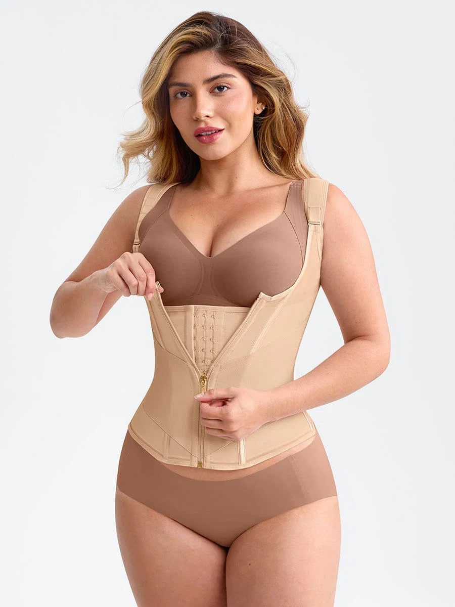 Ressina® – Corset Ventre Plat Gainant avec Maintien de la Poitrine