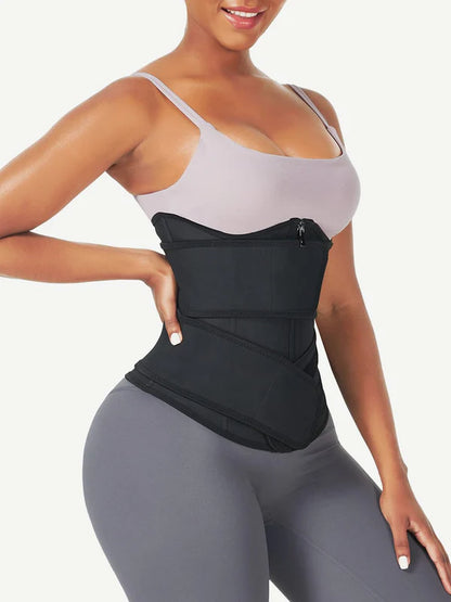 Siltura® –Ceinture Minceur Sculptante en Latex avec Double Sangle de Maintien