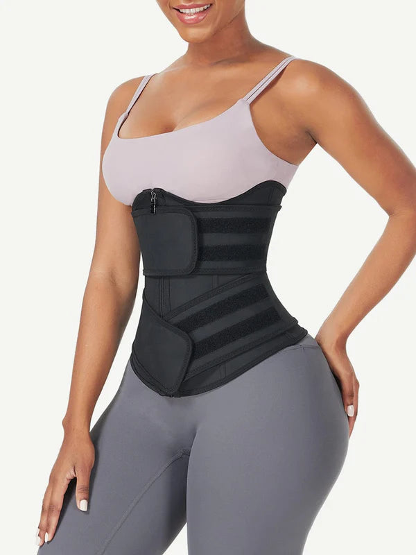 Siltura® –Ceinture Minceur Sculptante en Latex avec Double Sangle de Maintien