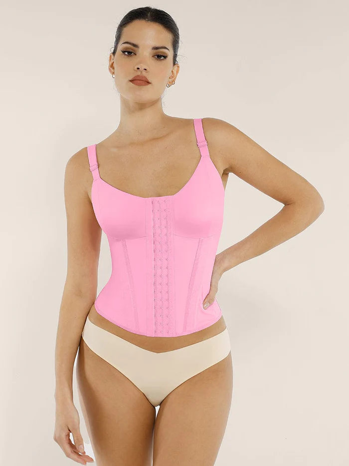 Serantexa® – Gilet Serrante 7 Stecche Acciaio con Supporto Petto e Chiusura Tripla