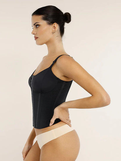 Serantexa® – Gilet Serrante 7 Stecche Acciaio con Supporto Petto e Chiusura Tripla