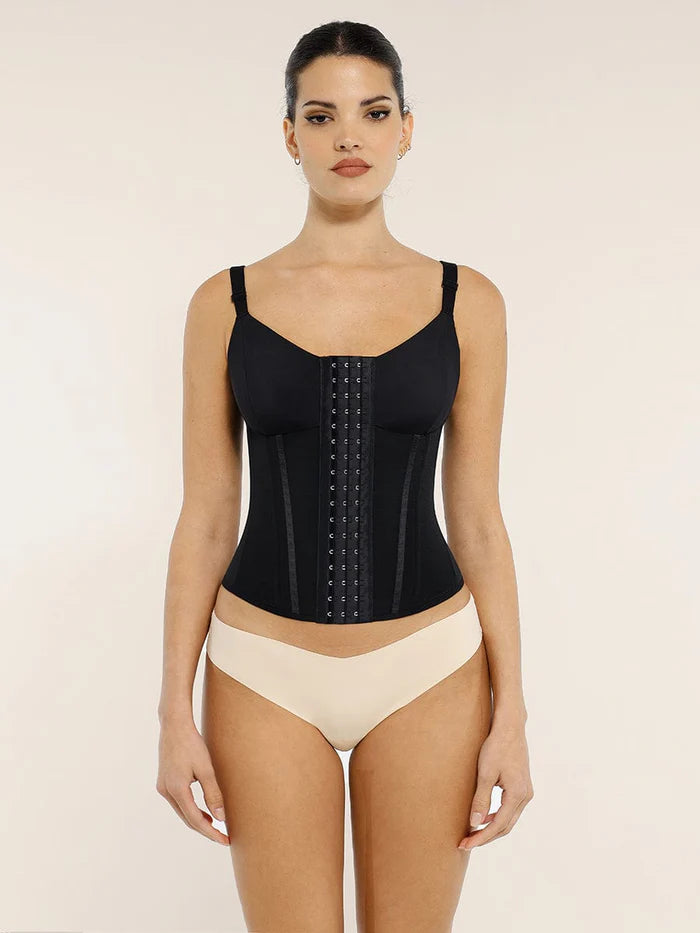 Serantexa® – Gilet Serrante 7 Stecche Acciaio con Supporto Petto e Chiusura Tripla