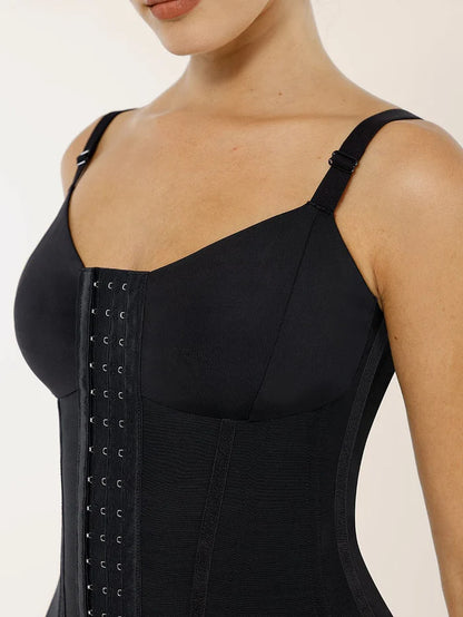Serantexa® – Gilet Serrante 7 Stecche Acciaio con Supporto Petto e Chiusura Tripla