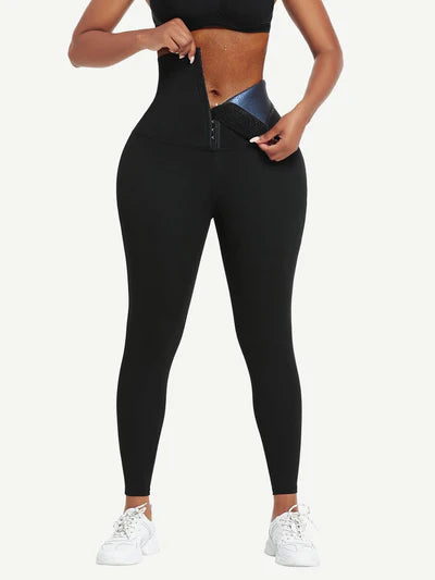 FlexUp® – Legging Gainant taille Haute, Sculpte et Fait Transpirer